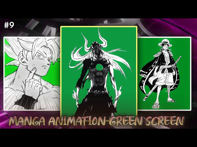 Manga character animation with green screen | character animation alight motion preset |