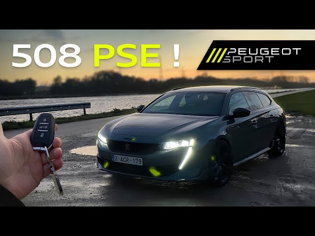 Peugeot 508 PSE (360 hp) - NIGHT POV drive!