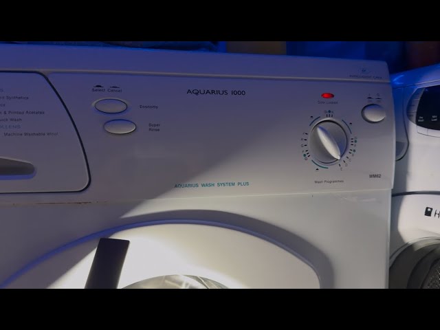 Hotpoint WM62 | Maintenance wash before repair | White cotton 95c