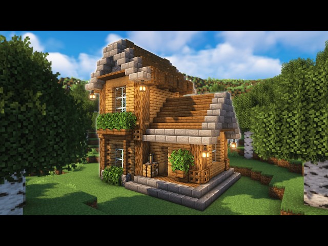 Minecraft Ultimate Starter House Tutorial⚒️