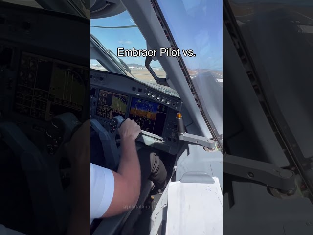 Embraer vs Airbus Pilots During Landing