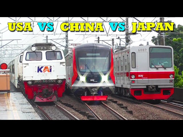 WOW!! RAMAINYA Kereta Api Baru Distasiun Tersibuk Cikini Jakarta Saat Kedatangan KRL Baru CRRC China