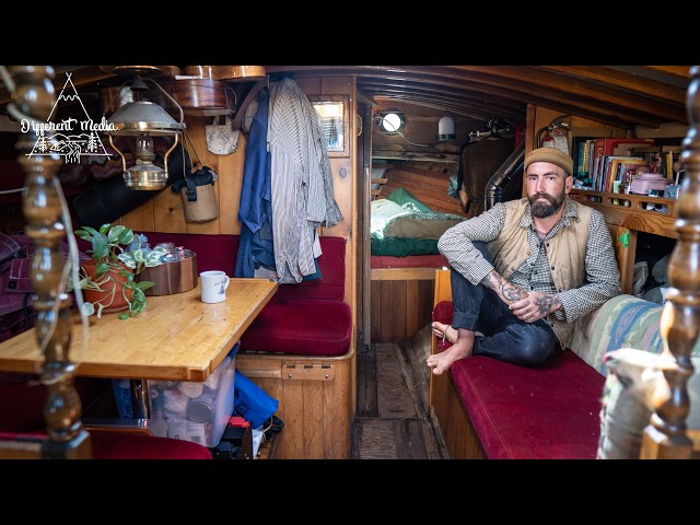 Sailor lives Full Time on wooden sailboat in PNW