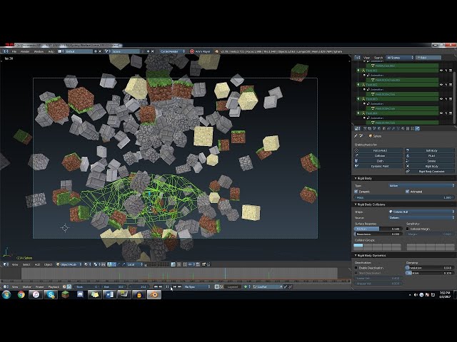 Destruction - Minecraft Animation Tips #12 (Blender)