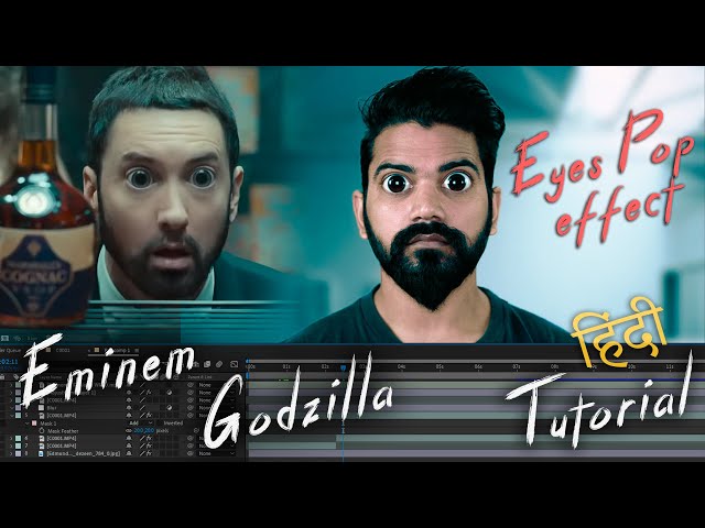 Eminem Godzilla Eyes Pop Effect | Tutorial | Hindi | Director Rao