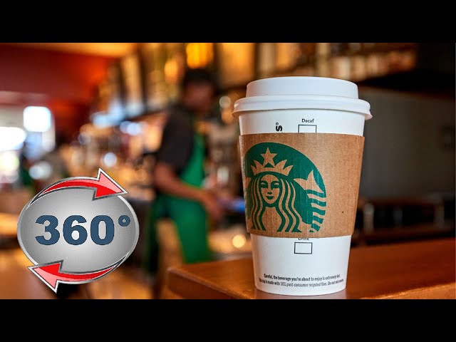 Starbucks Coffee 360 degree coffee making