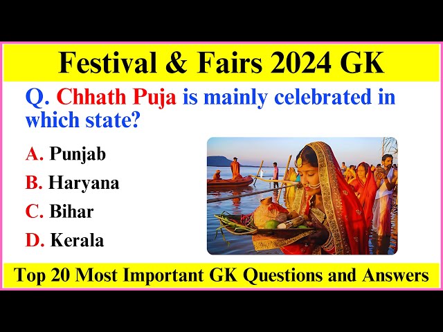 Festivals of India | Art and Culture | Festivals of India SSC CGL | Important Festivals of India