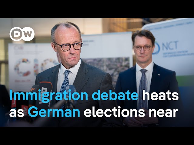 Asylum applications fall by a third in Germany ahead of national elections | DW News