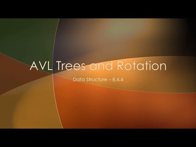 RL rotation in AVL Trees