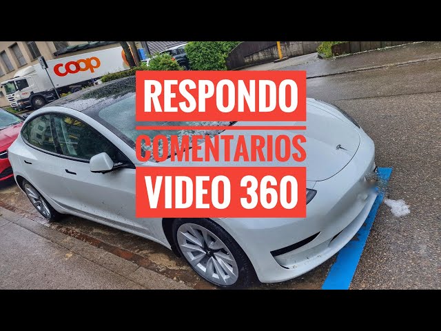 Respondo comentarios y os enseño nuestro Tesla por dentro en 360 grados