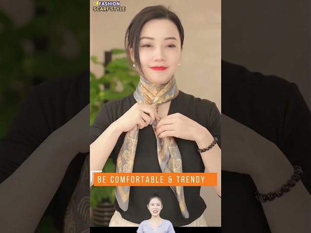 How to scarf 🧣 for girls | Different Headscarf Necktie Styles #scarf #hijab #fashion #headscarf