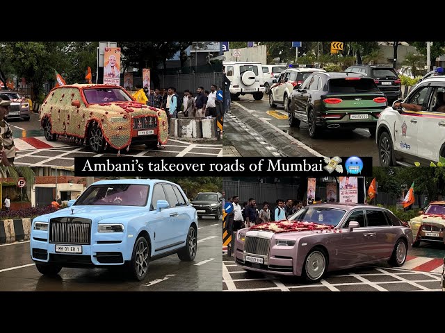 Ambani's takeover roads of Mumbai💸🥶 4K| Mumbai | India | #carspotter #carspotting #mumbai