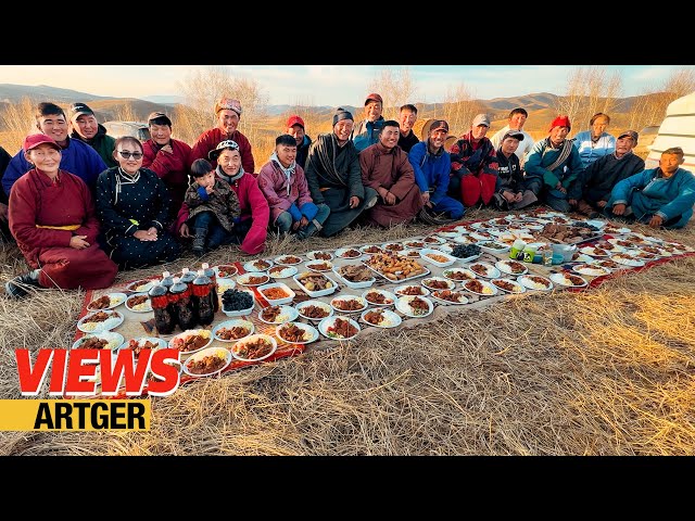 Huge Horse Meat Feast! A Day with the Horse Herder Family in Mongolia! | Views