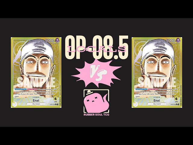 (OP08.5) OPTCG POV: Enel vs Enel! Asgard Games Locals! Final Round!