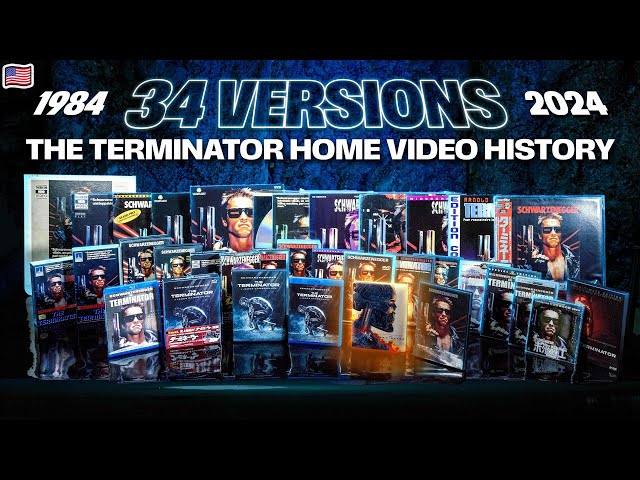 THE TERMINATOR (1984) - All physical medias from  1984 to 2024