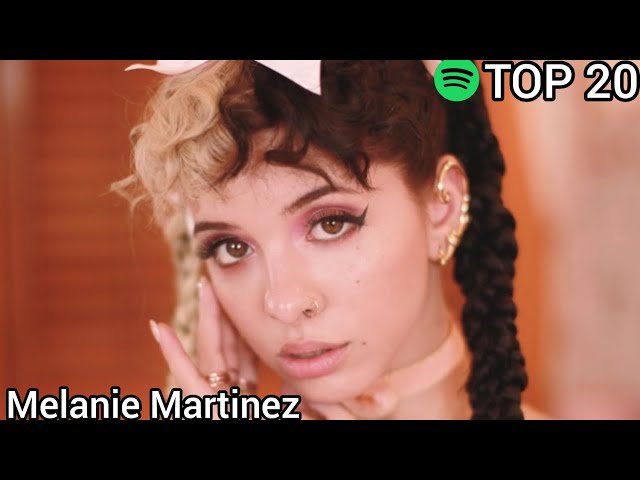 Top 20 Melanie Martinez Most Streamed Songs On Spotify (May 21,2021)