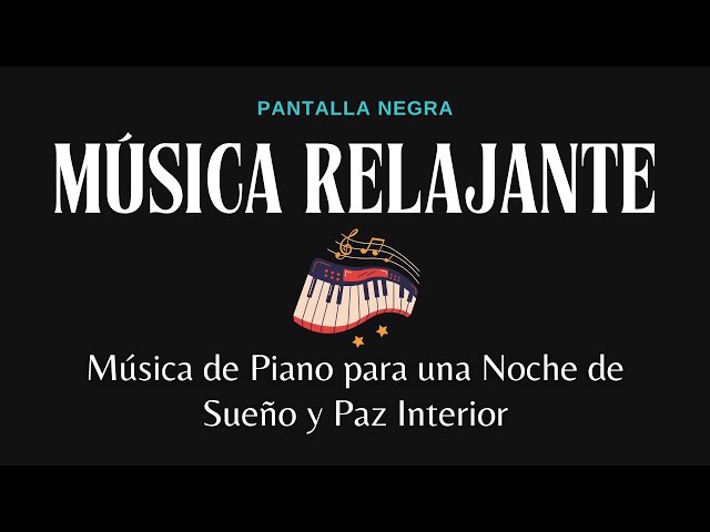 Música de Piano para dormir, Calma tu mente y concilia el sueño rápidamente con sonidos de lluvia