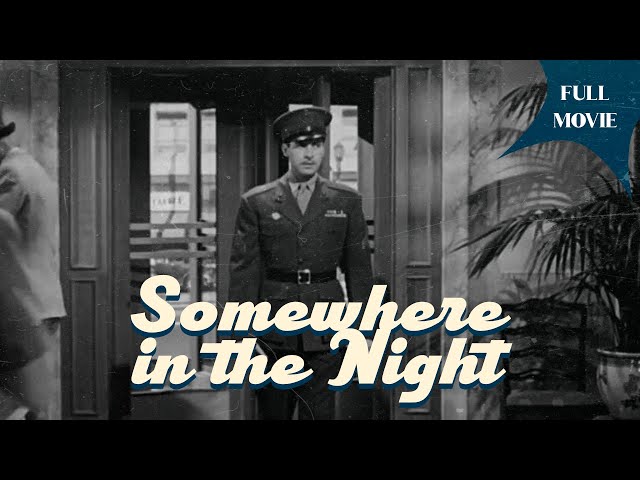 Somewhere in the Night | English Full Movie | Crime Drama Film-Noir