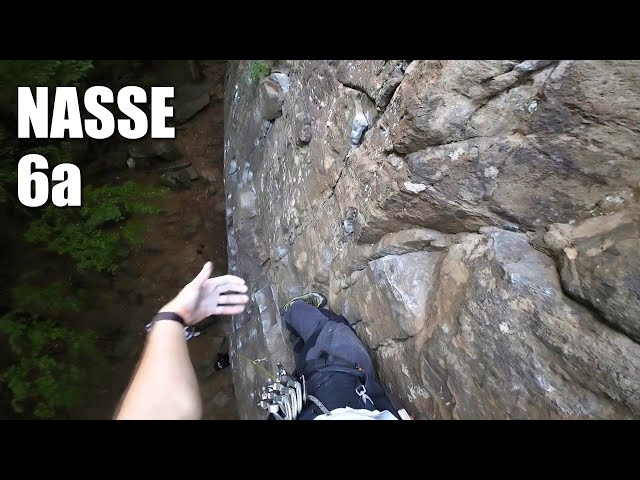 Finding the nice holds: Nasse (6a), Aspen | POV Sport Climbing