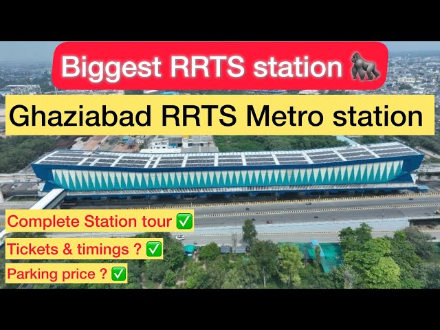 Everything about Ghaziabad Rrts Station Tour | Delhi Meerut Rrts | Rapid Rail | Pawan Vlogs