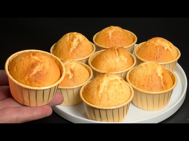 Vanilla muffin in 5 minutes! Minimal ingredients! Super soft and fluffy!