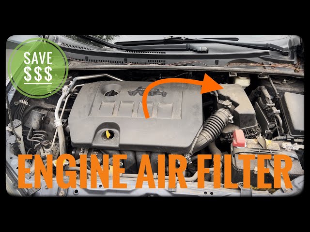 Toyota Corolla Engine Air Filter Replacement 2014 - 2019