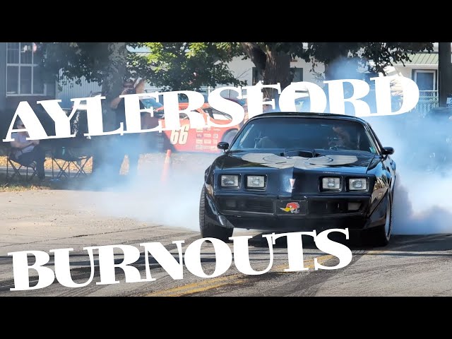 Burnouts and Cars Leaving Aylesford Car Show