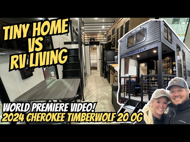 Tiny Home / RV Living got BETTER | 2024 Timberwolf 20OG by Cherokee RV