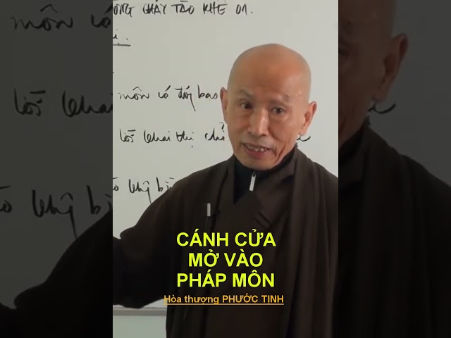 CÁNH CỬA MỞ VÀO PHÁP MÔN #phuoctinh #thichphuoctinh #hoathuongphoctinh #hitne #zen #thiendonngo