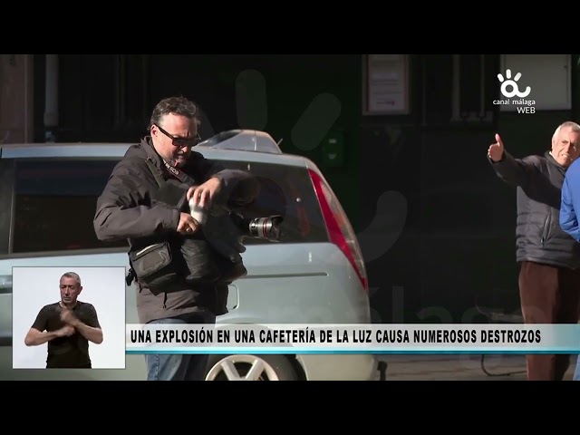 241216 #PolicíaLocalMálaga 🚔Explosión en Cafetería en Barriada La Luz 📺Canal Málaga