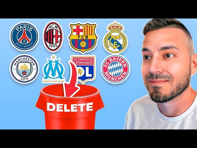 I Deleted Every Big Club From Football 🗑️