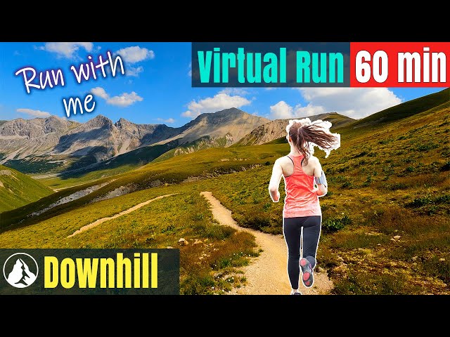 2022 Chaschauna Downhill | Trail Running Video for Treadmill Workouts | Virtual Run #36