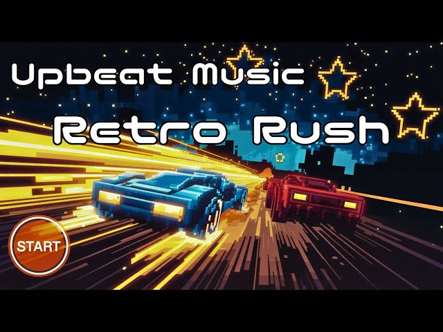 Retro Rush - 8-Bit Racing Upbeat Music & Artwork