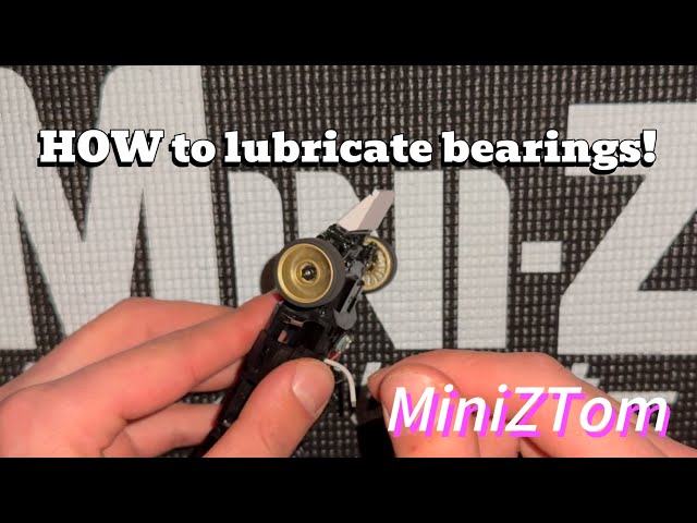 HOW to lubricate Mini-Z bearings!