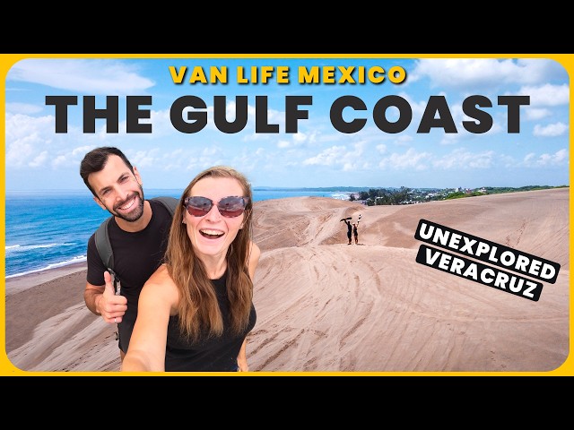 Van Life on the GULF COAST of Veracruz, Mexico | Sand boarding & Beach Camping | Road Trip Ep 42