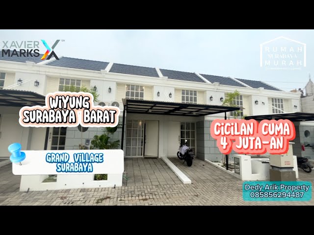 Tipe Vicenza Grand Village Wiyung Surabaya Barat. Cicilan cuma 4 Juta-an. KPR Instant Approval