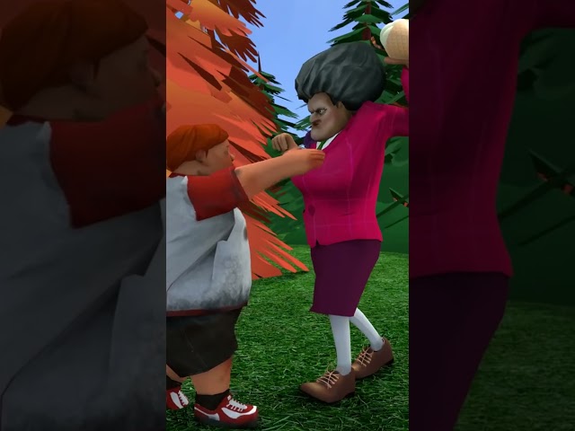 Bully Granny vs Bully Scary Teacher secret granny vs new real life gaming animation