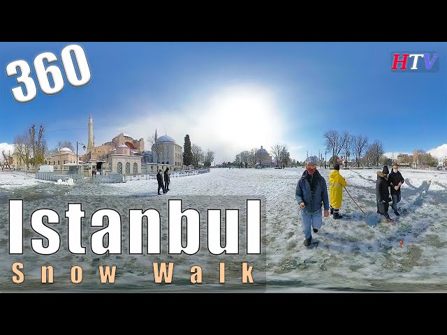 360VR Istanbul,Turkey-Winter Snow 2021