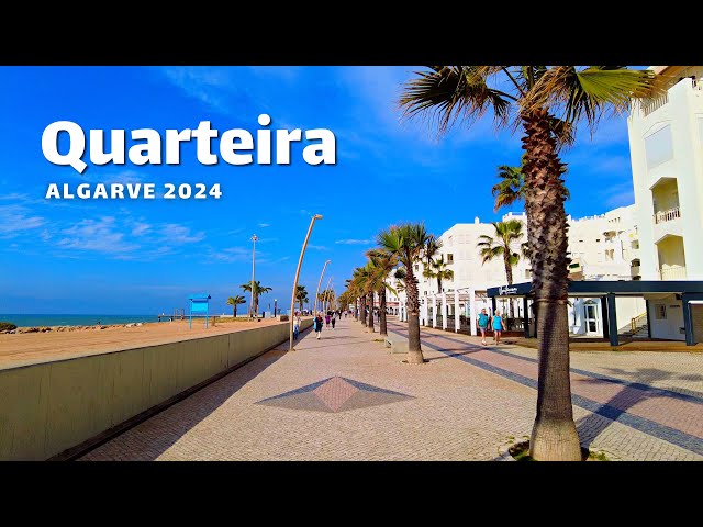 🇵🇹 Quarteira, unusually warm winter – January 2024 – Walking 4K