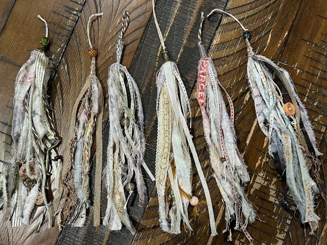 Craft With Me - Fabric Tassels for Junk Journals