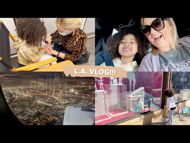 LA TRAVEL VLOG | Huge Photoshoot & American Girl Shopping!