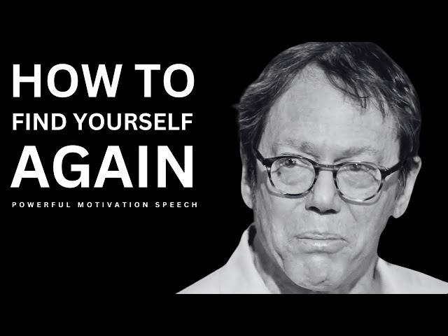 HOW TO FIND YOURSELF AGAIN - ROBERT GREENE (Powerful Motivational Speech)