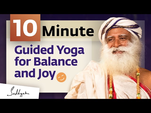 A 10-Minute Yoga for Balance and Joy