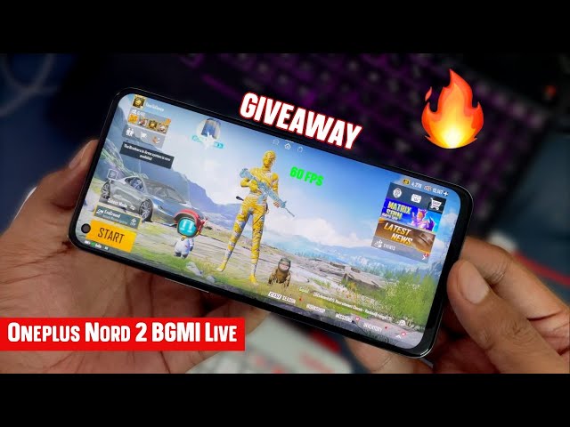 Oneplus Nord 2 BGMI Live Gaming Test with FPS & Hand Cam !Giveaway | Will it Explode ?