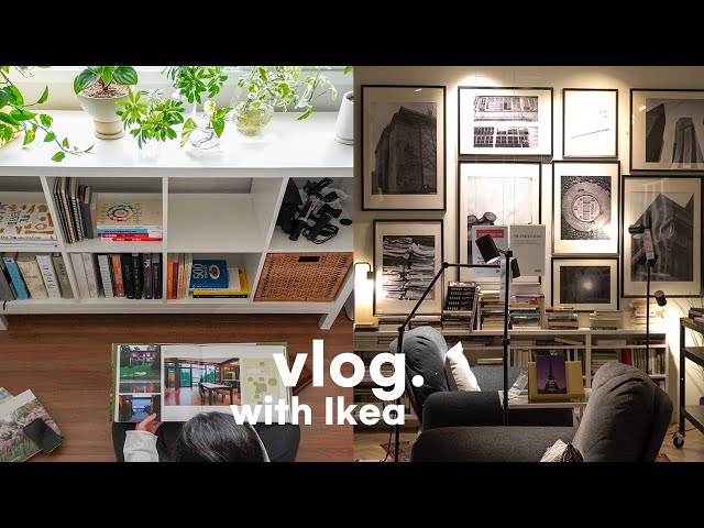 Korean vlog | Ikea's Kalax bookshelf | Daily life of an ordinary korean couple | korean restaurant