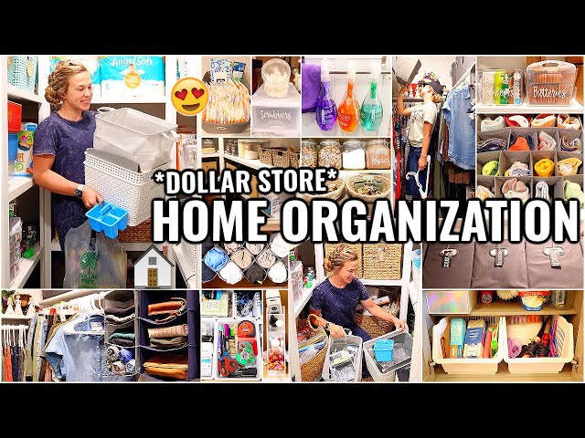 HOME ORGANIZATION IDEAS!!😍 CLEAN & ORGANIZE WITH ME | DECLUTTERING AND ORGANIZING MOTIVATION