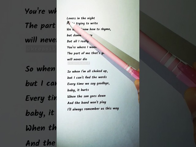 Let’s See If You Know the REAL Lyrics! 🎶 Can You Pass? | Always Remember Us This Way  #shorts