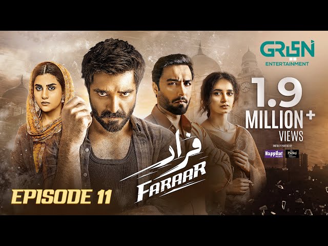 Faraar Episode 11 (Subtitles) 26th Jan 2025 - Hamza Ali Abbasi - Ahmed Ali Akbar - Sohai Ali Abro