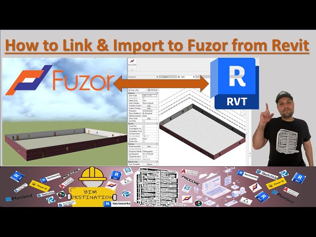 BIM-VDC | Fuzor Tutorial | 4D Simulation |  How to Import & Update Revit Models in Fuzor