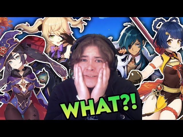 NON-Genshin Fan React to ALL Characters - Genshin Impact (Kaeya, Xiangling, Fischl, Qiqi)  Part 1